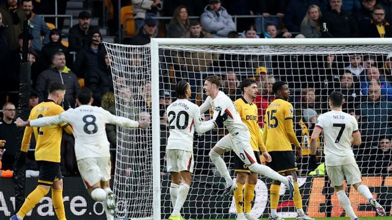 تشيلسي يسحق ولفرهامبتون 3-1 في الجولة 25 من الدوري الإنجليزي