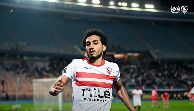 عودة أحمد حمدي إلى قائمة الزمالك لمباراة المصري البورسعيدي في الكونفدرالية