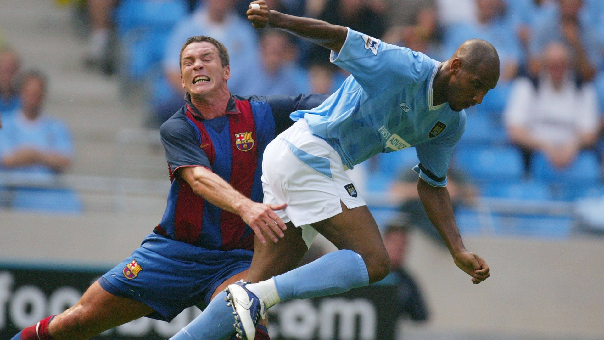 تاريخ المواجهات السابقة بين مانشستر سيتي وبرشلونة