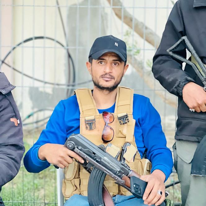 Member of the Abu Shabab clan, Yasser Abu Shabab, in a photo taken from his Facebook account, May 19, 2025.