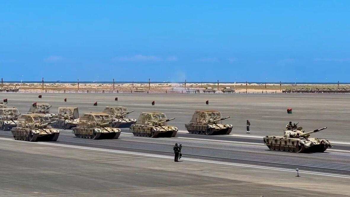 Libyan army puts on huge military parade to mark 'Operation ...