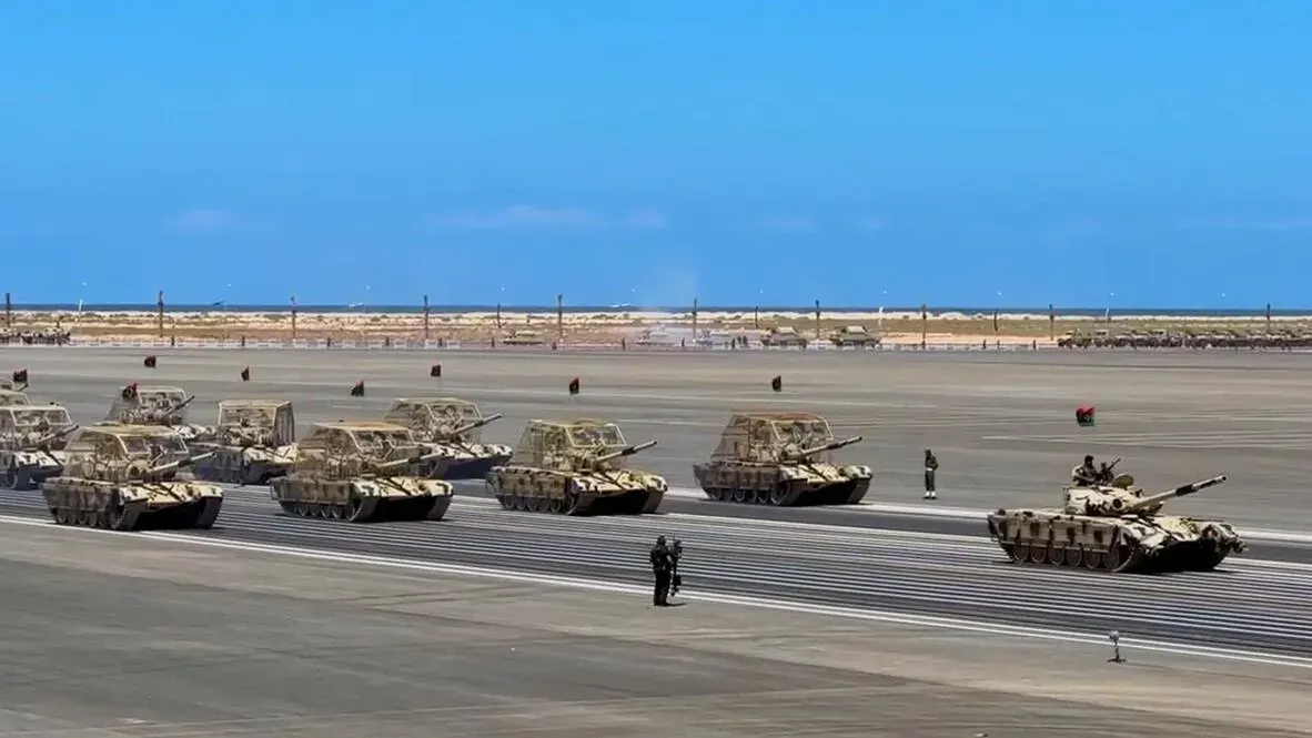 Libyan army puts on huge military parade to mark 'Operation ...