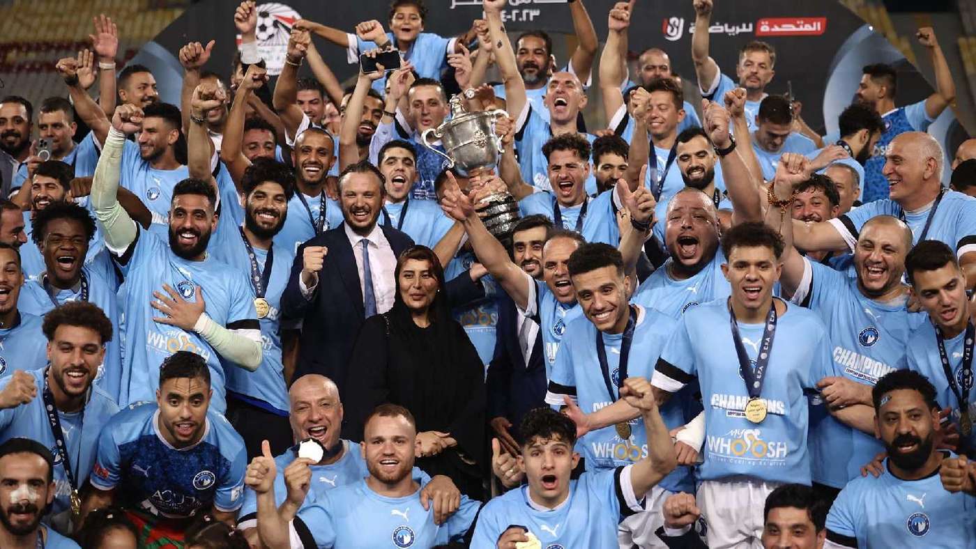 بالصور: بيراميدز يتوج بكأس مصر لأول مرة | كووورة