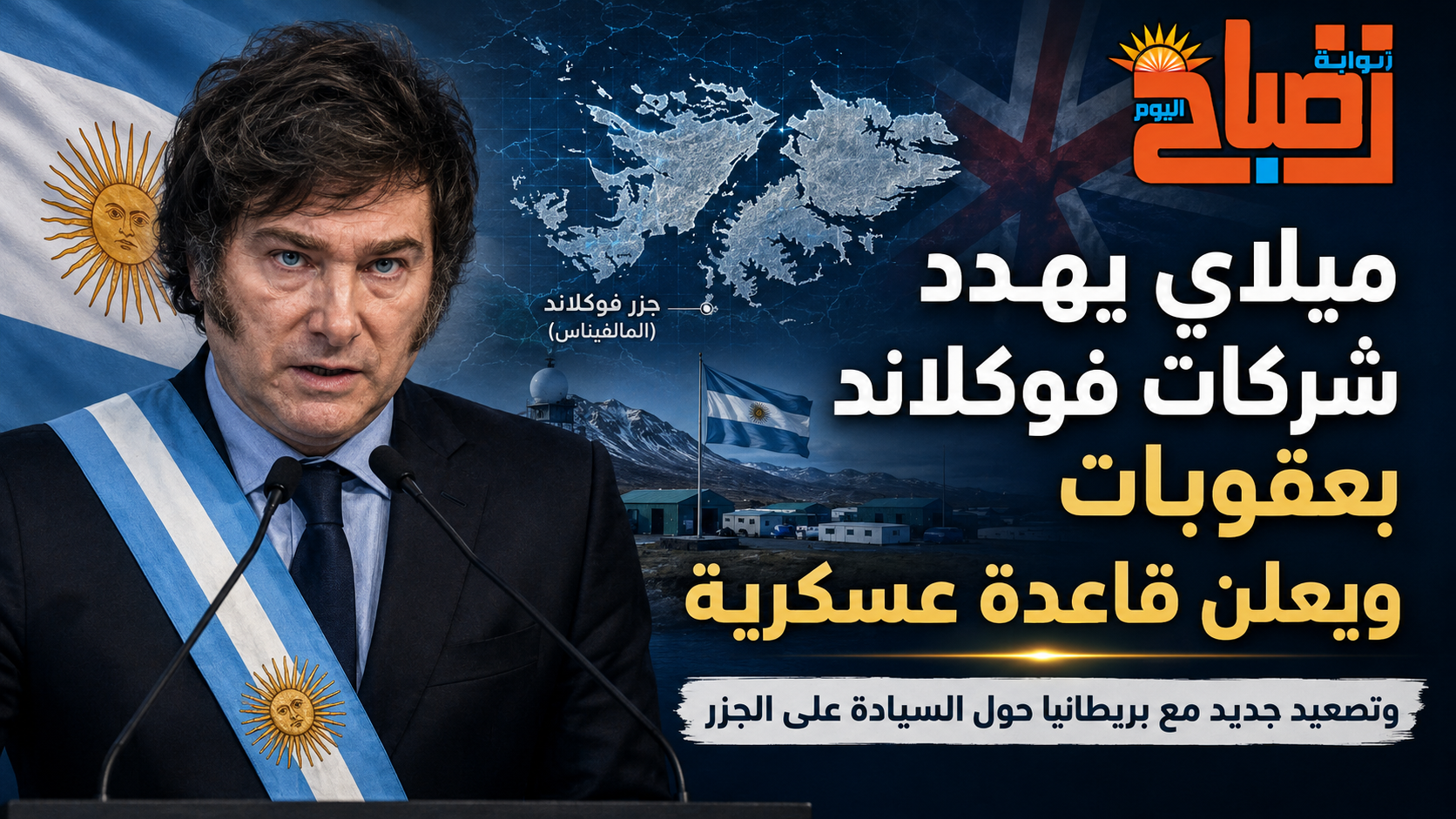 ترامب يربك بريطانيا وميلي يصعّد أزمة فوكلاند.. عقوبات نفطية وقاعدة عسكرية جديدة